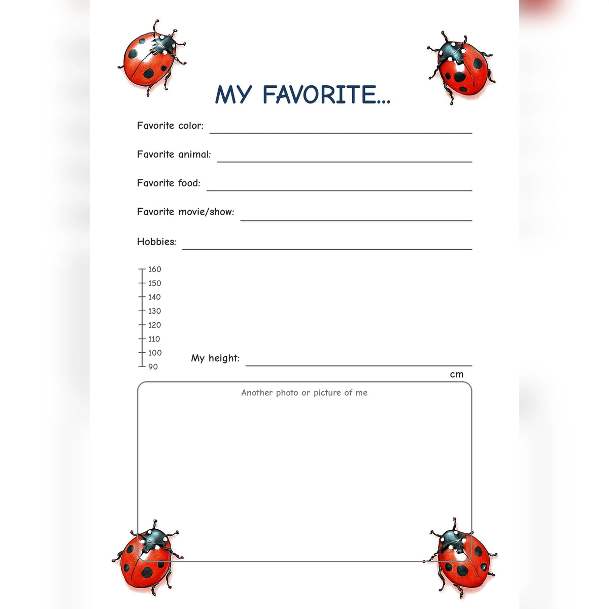 Friendship Book Ladybug