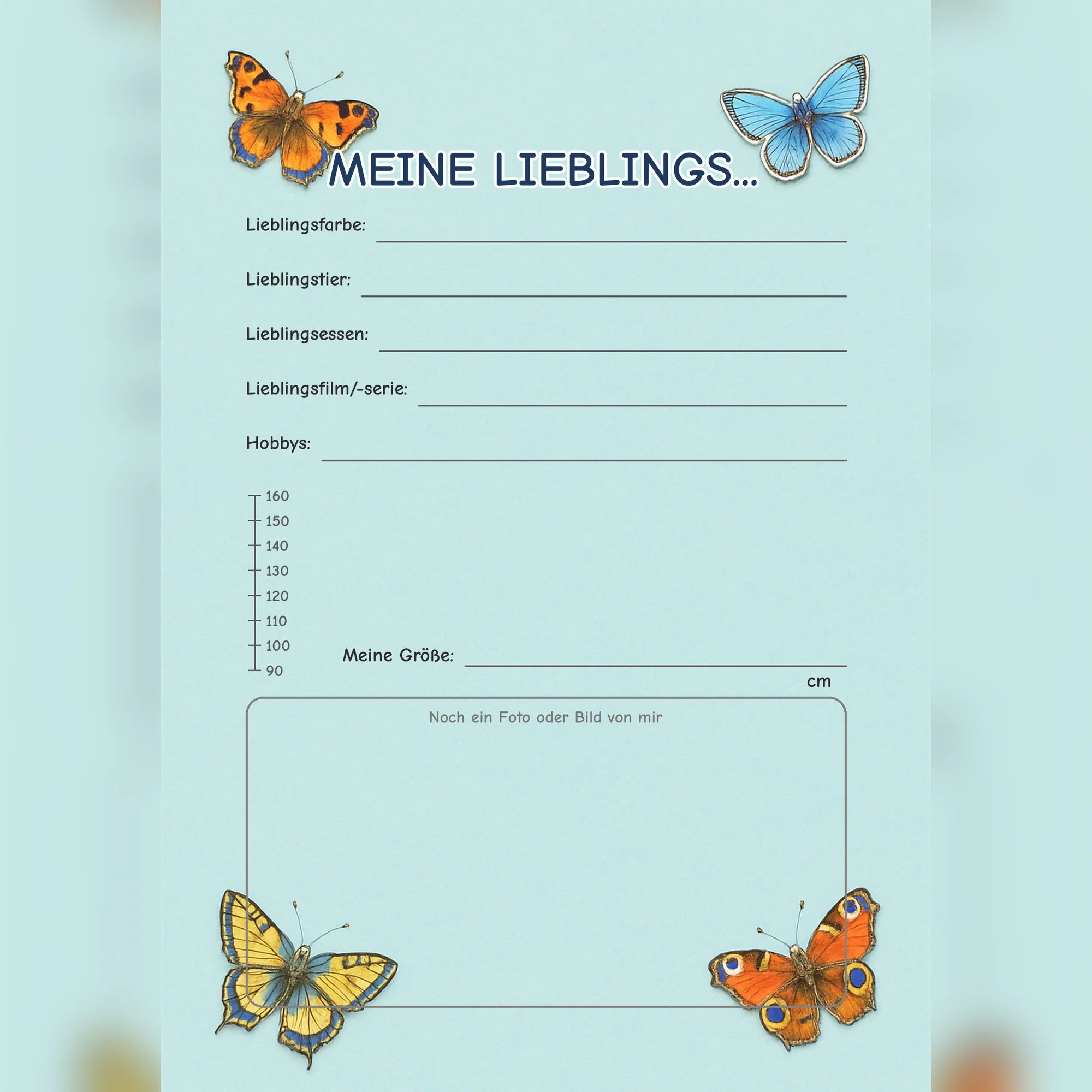 Freundebuch Butterflies preview