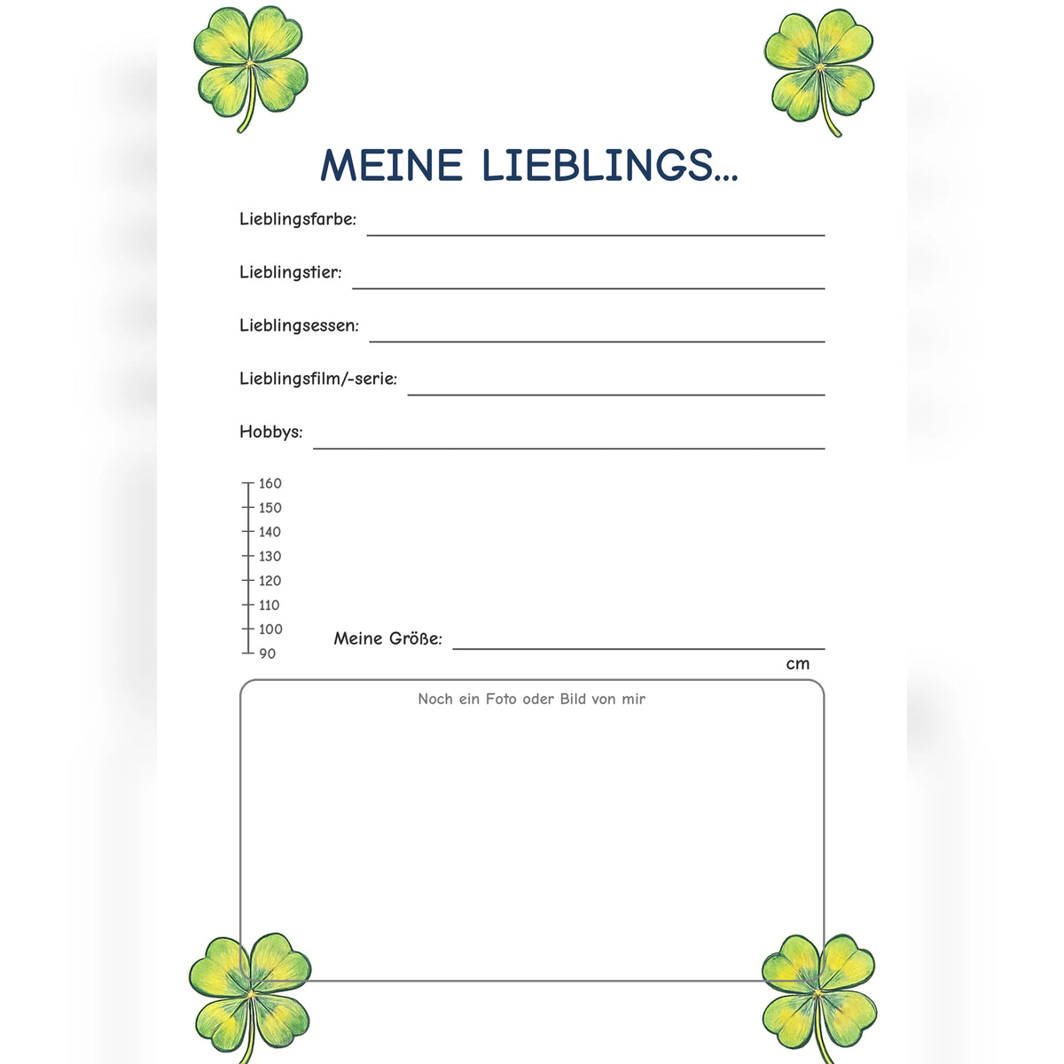 Freundebuch Four-Leaf Clover