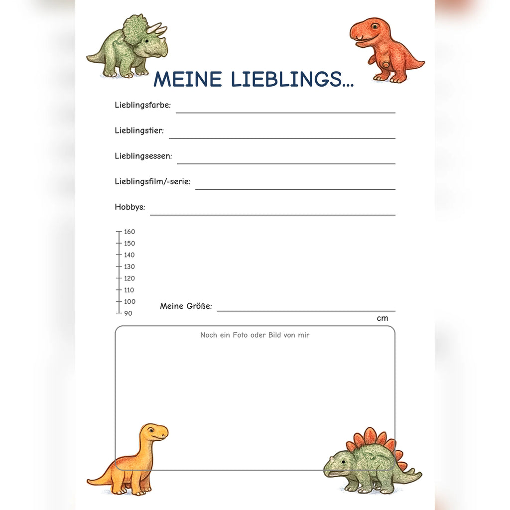 Freundebuch Dinosaur