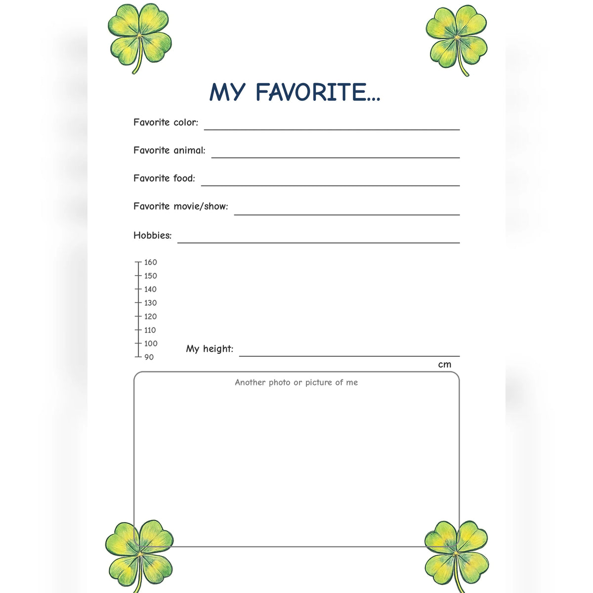 Friendship Book Four-Leaf Clover
