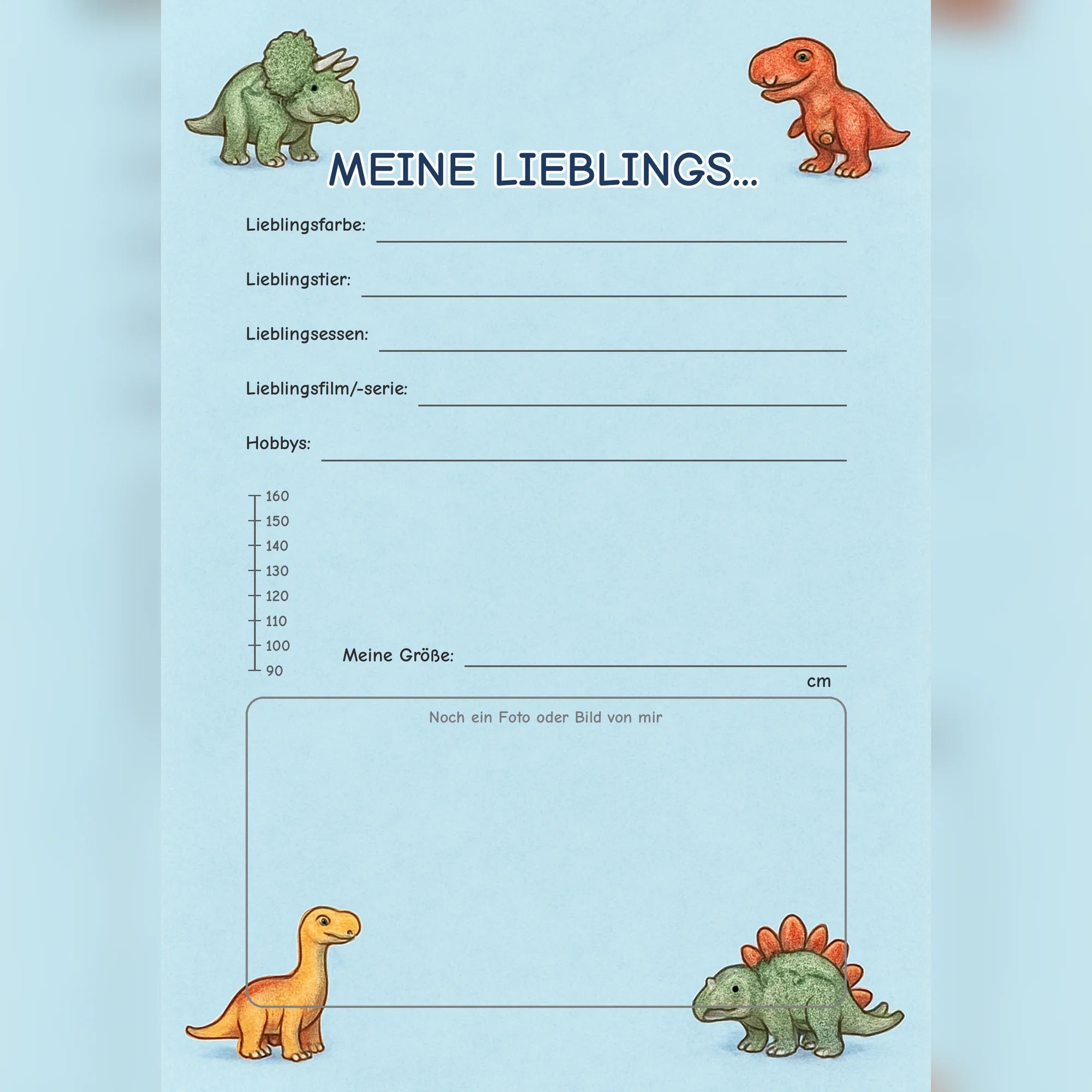 Freundebuch Dinosaur preview