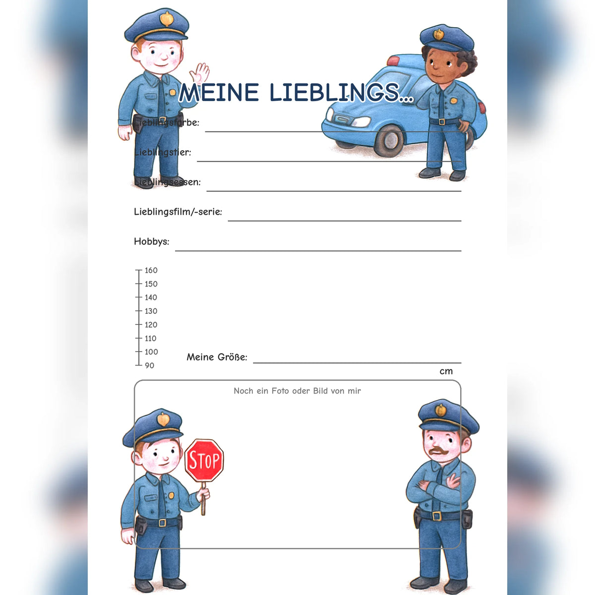 Freundebuch Police