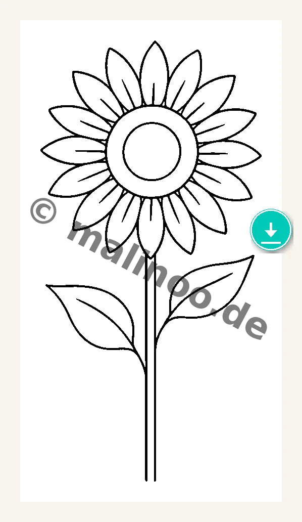 Stickvorlage Blumen 5