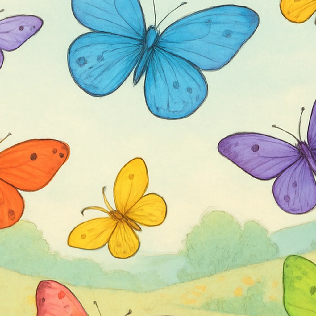 Freundebuch Butterflies detail falter
