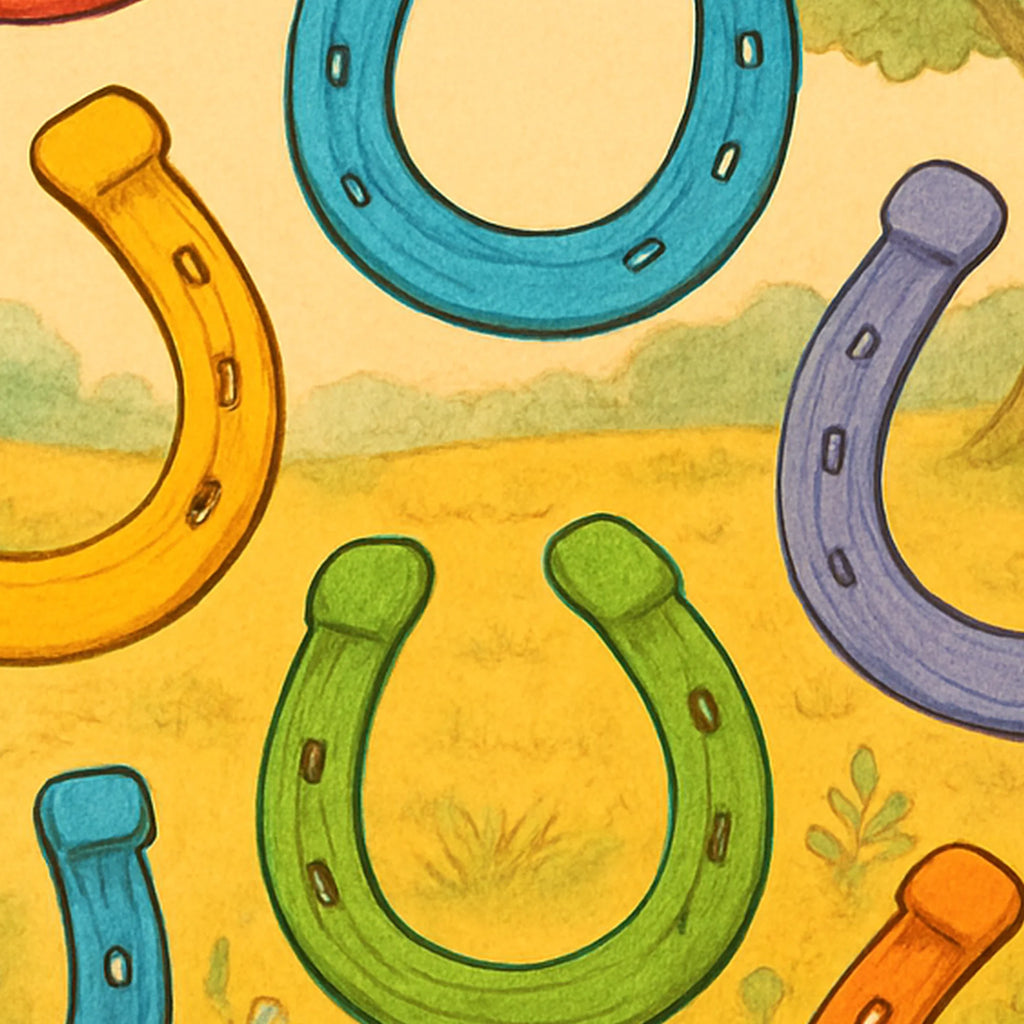 Freundebuch Horseshoe detail falter