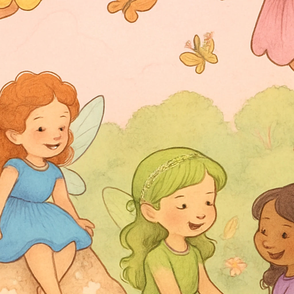 Freundebuch Fairies detail falter