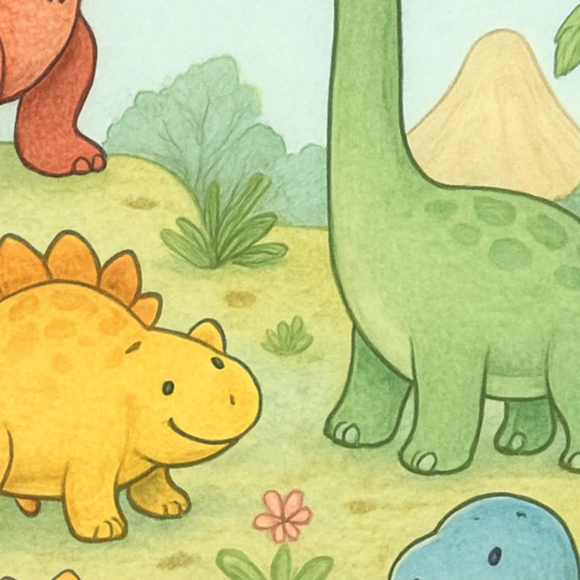 Freundebuch Dinosaur detail falter