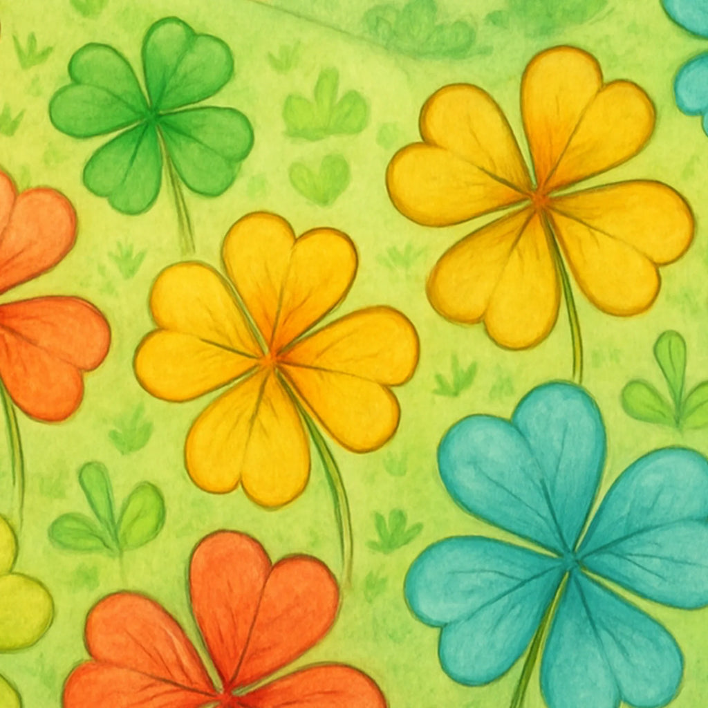 Freundebuch Four-Leaf Clover detail falter
