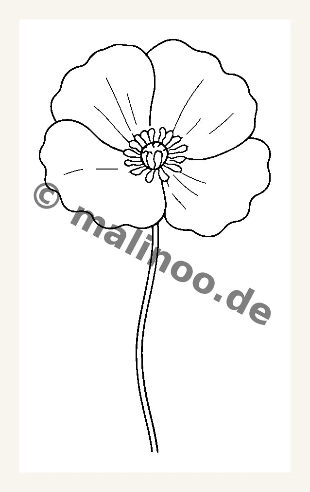 Stickvorlage Blumen 7