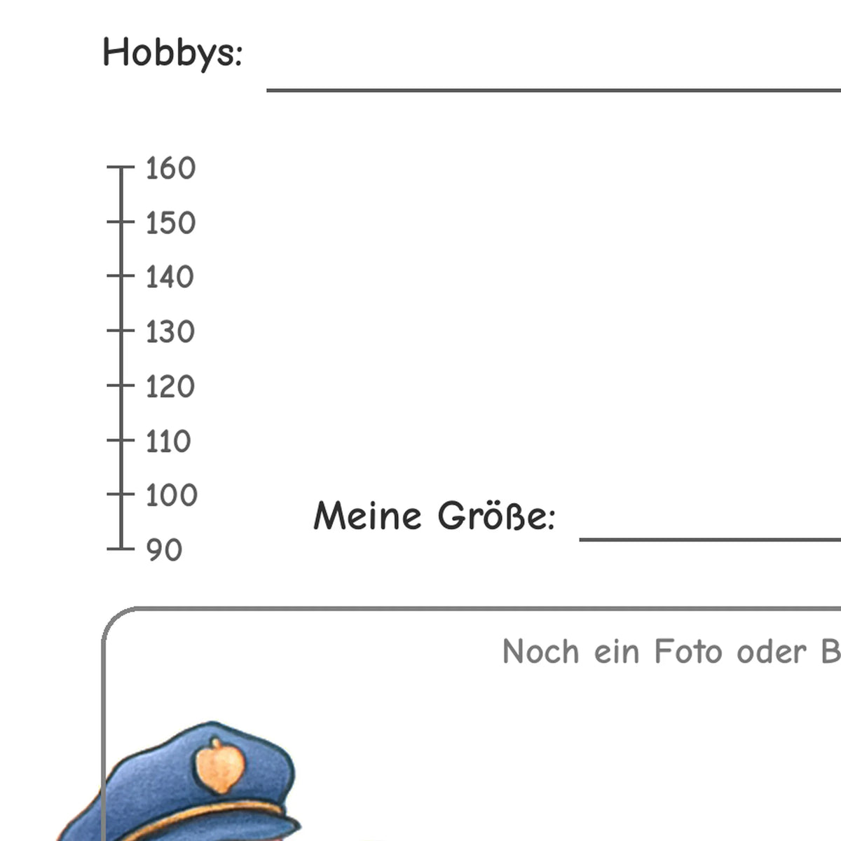 Freundebuch Police