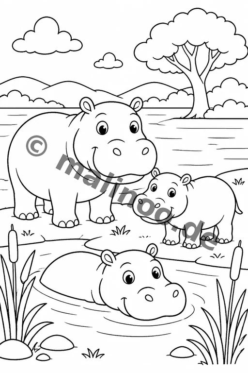 Flusspferde – Bild 8