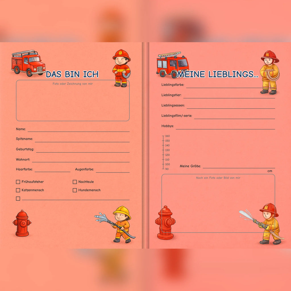 Freundebuch Fire Department doppelseite