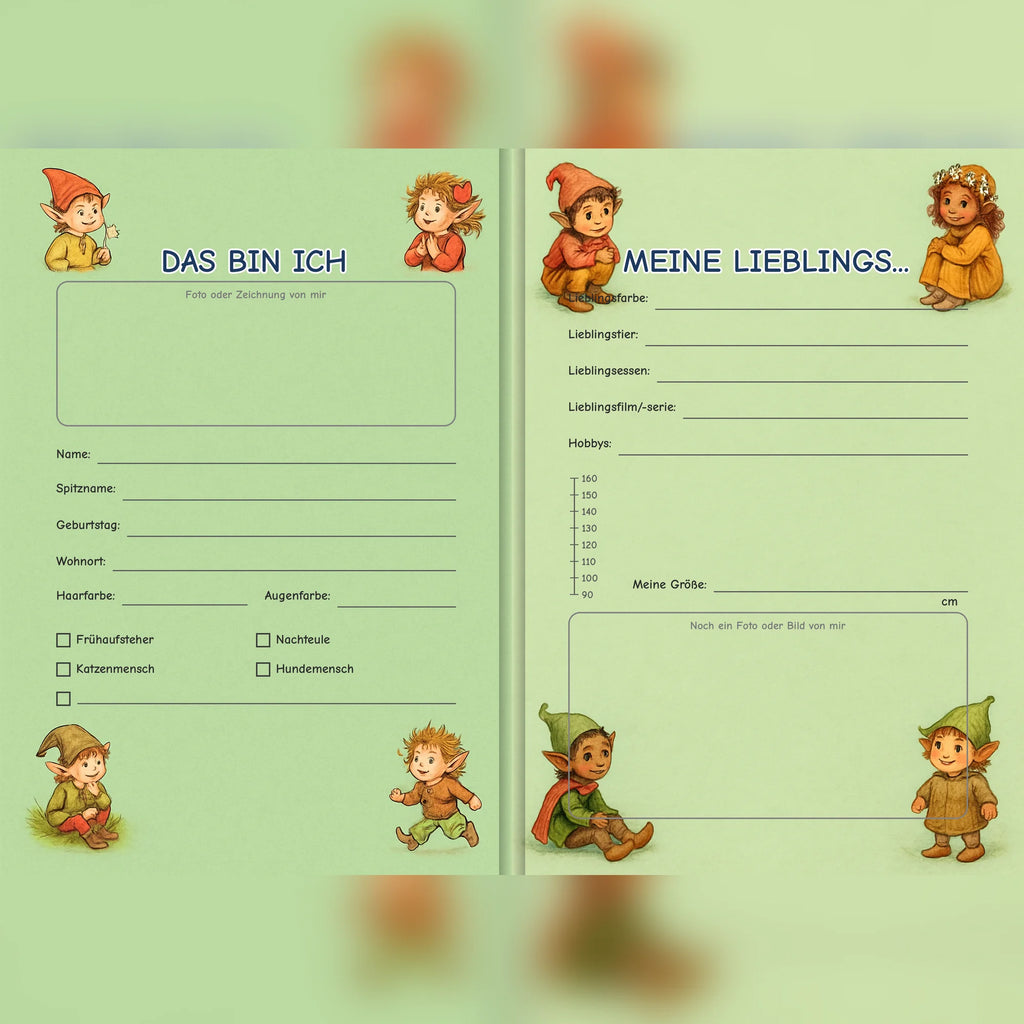 Freundebuch Brownie doppelseite