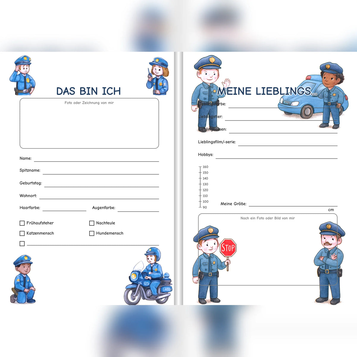 Freundebuch Police
