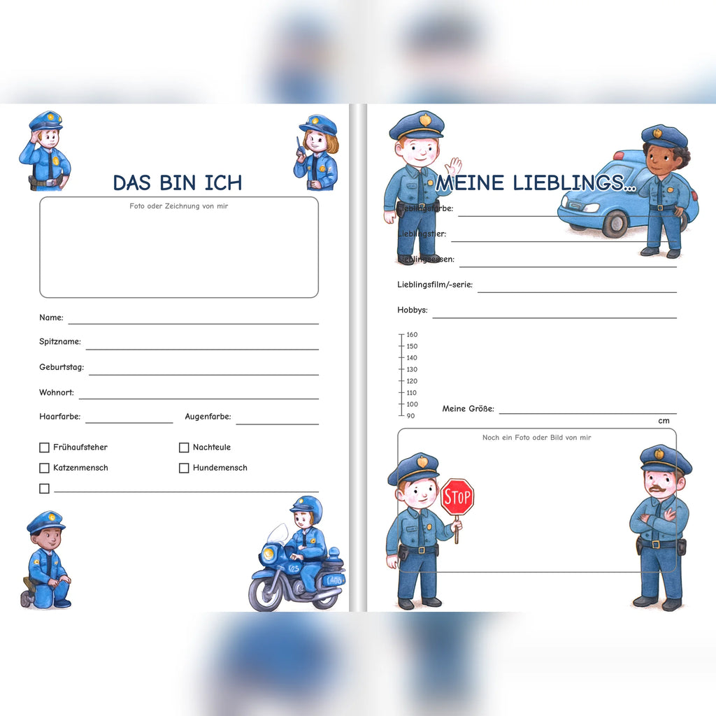 Freundebuch Police
