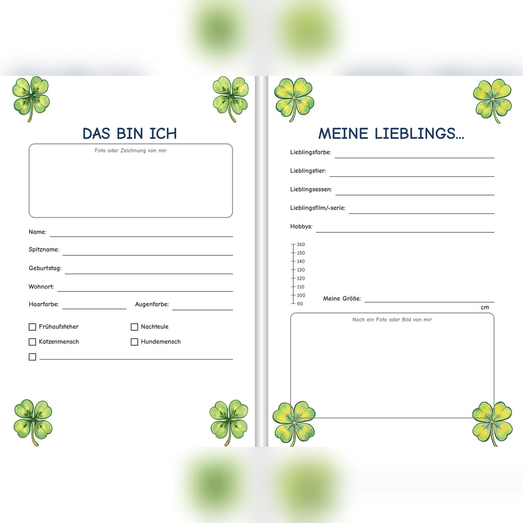 Freundebuch Four-Leaf Clover