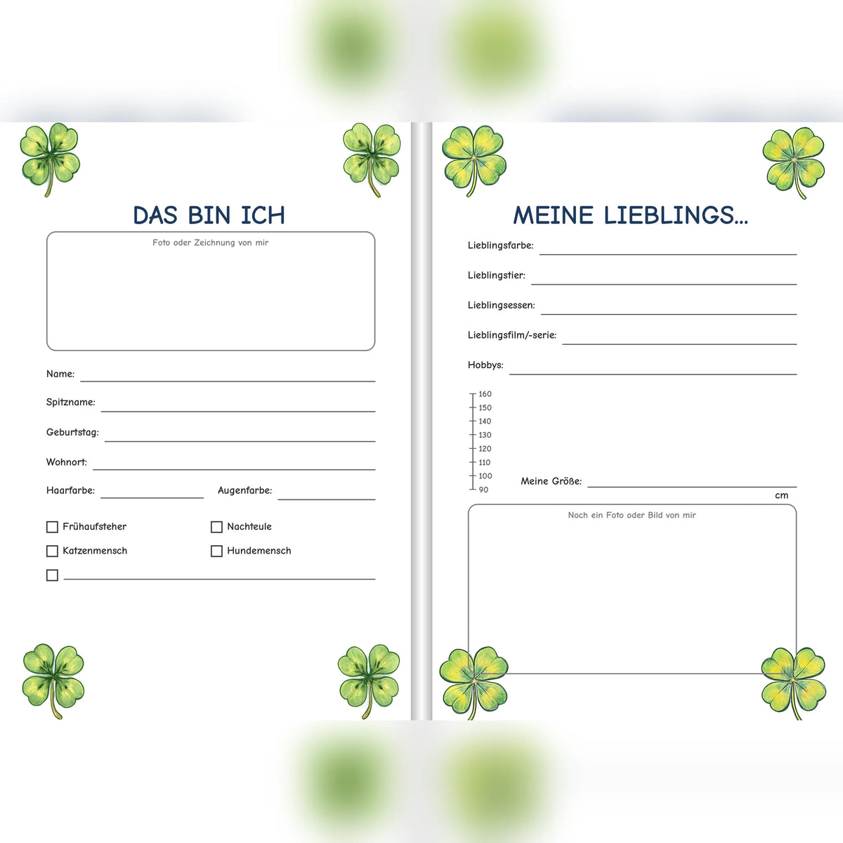 Freundebuch Four-Leaf Clover