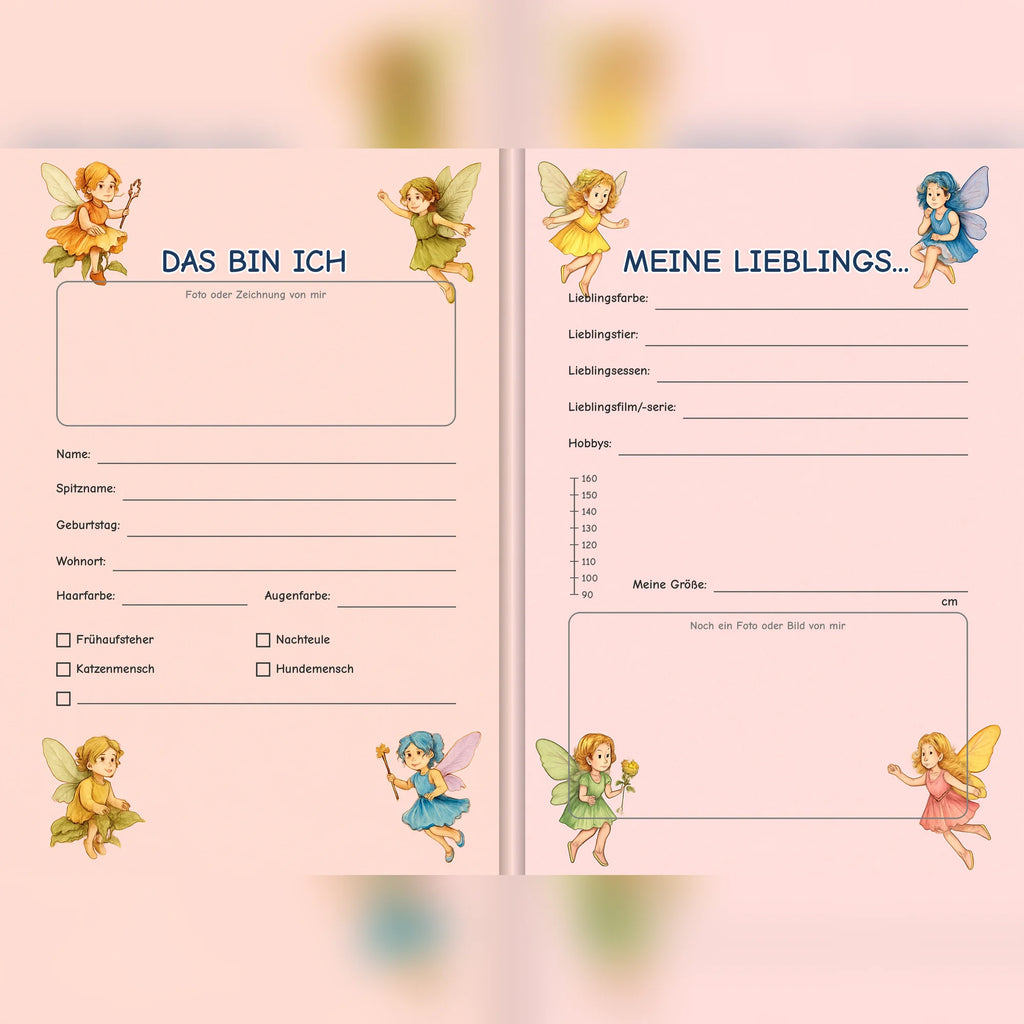 Freundebuch Fairies doppelseite