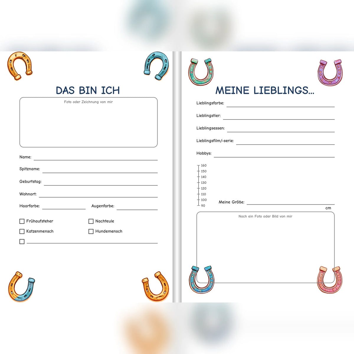 Freundebuch Horseshoe