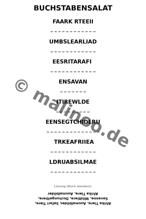 Safari-Tiere – Bild 11