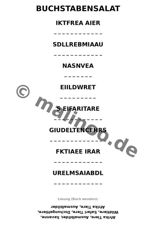 Safari-Tiere – Bild 14