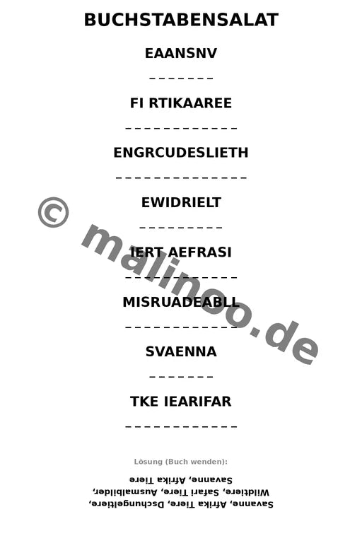 Safari-Tiere – Bild 15