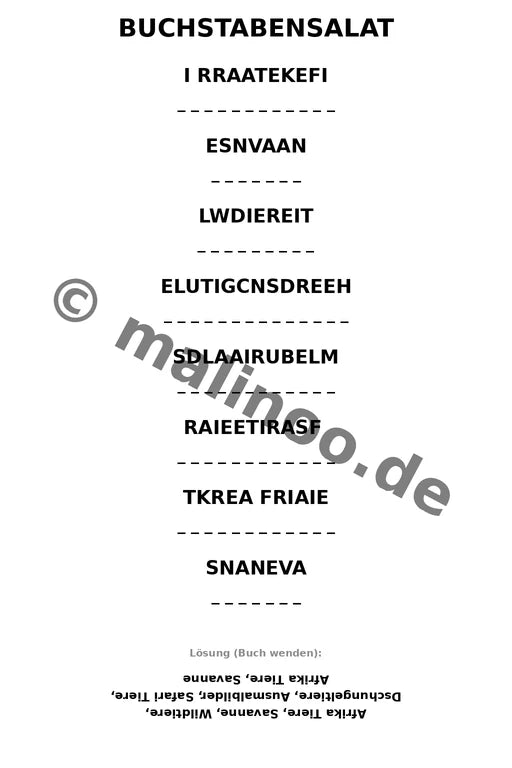 Safari-Tiere – Bild 15