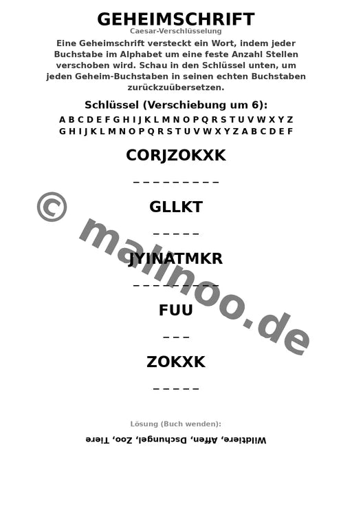 Affen Aktivitätsbuch 20 Rätsel- und Aktivitätsseiten – Vorschaubild 8