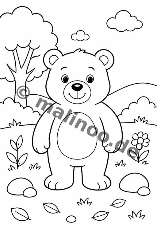 Bären Aktivitätsbuch 20 Rätsel- und Aktivitätsseiten gedruckt+lose – Vorschaubild 3