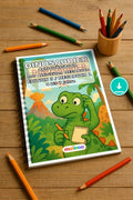 Dinosaurier Aktivitätsbuch 100 Rätsel- und Aktivitätsseiten PDF Downlo – Mockup-Ansicht