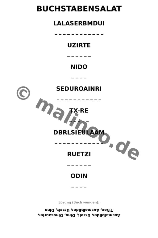 Dinosaurier Aktivitätsbuch 20 Rätsel- und Aktivitätsseiten gedruckt+ge – Vorschaubild 9