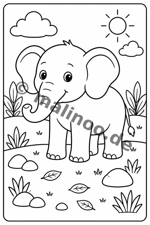 Elefanten Aktivitätsbuch 100 Rätsel- und Aktivitätsseiten PDF Download – Vorschaubild 5