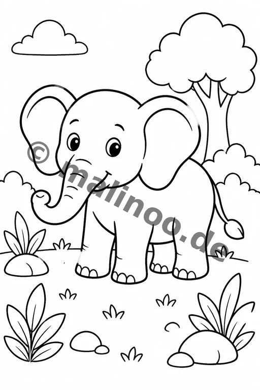 Elefanten Aktivitätsbuch 20 Rätsel- und Aktivitätsseiten PDF Download – Vorschaubild 3