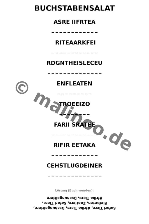 Elefanten Aktivitätsbuch 20 Rätsel- und Aktivitätsseiten gedruckt+lose – Vorschaubild 9
