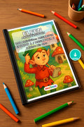 Elfen Aktivitätsbuch 100 Rätsel- und Aktivitätsseiten PDF – Mockup-Ansicht