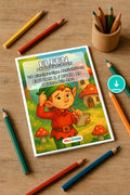 Elfen Aktivitätsbuch 20 Rätsel- und Aktivitätsseiten PDF – Mockup-Ansicht