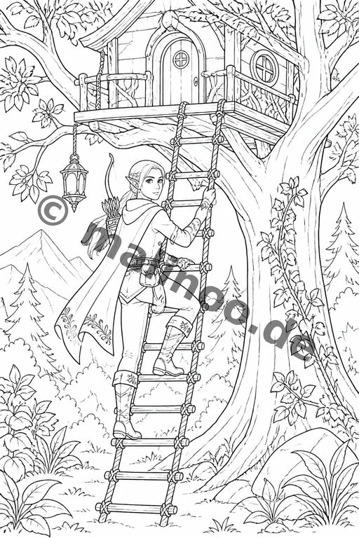 Elves Activity Aktivitätsbuch 20 Rätsel- und Aktivitätsseiten gedruckt – Vorschaubild 4