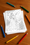 Elves Activity Aktivitätsbuch 20 Rätsel- und Aktivitätsseiten gedruckt – Mockup-Ansicht