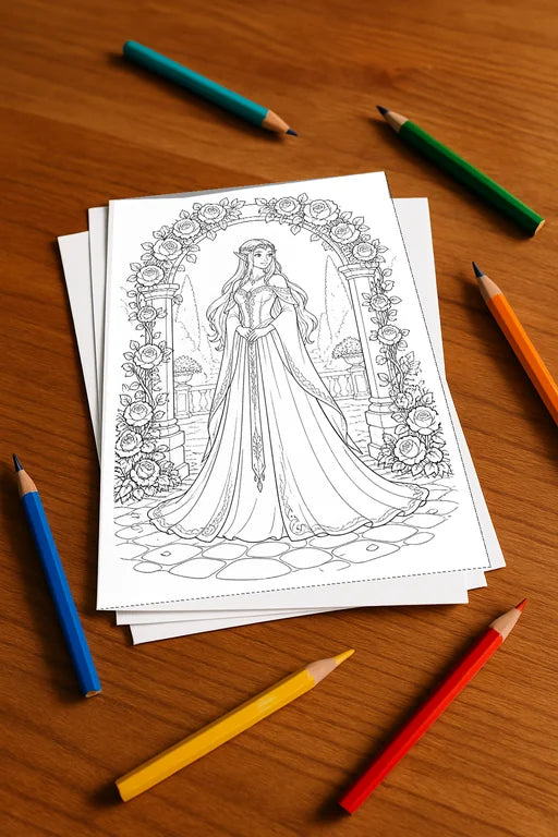 Elves Activity Aktivitätsbuch 20 Rätsel- und Aktivitätsseiten gedruckt – Mockup-Ansicht