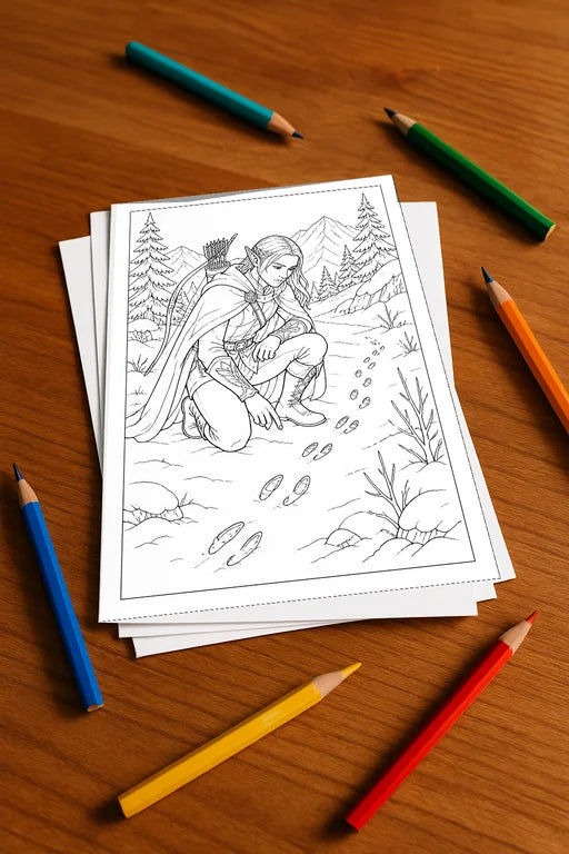 Elves Activity Aktivitätsbuch 20 Rätsel- und Aktivitätsseiten gedruckt – Mockup-Ansicht