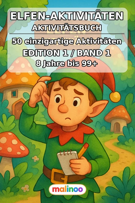 Elves Activity Aktivitätsbuch 50 Rätsel- und Aktivitätsseiten PDF Down – Cover