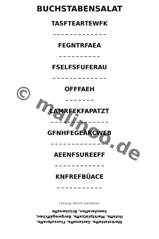 Esel Aktivitätsbuch 20 Rätsel- und Aktivitätsseiten gedruckt+lose – Vorschaubild 6