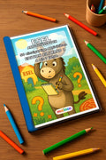 Esel Aktivitätsbuch 50 Rätsel- und Aktivitätsseiten gedruckt+gebunden – Mockup-Ansicht