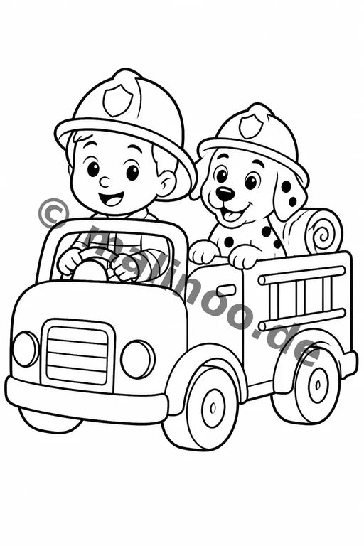 Feuerwehr Comis-Style Aktivitätsbuch 20 Rätsel- und Aktivitätsseiten P – Vorschaubild 3