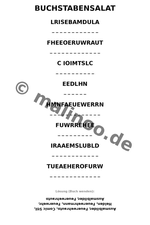 Feuerwehr Comis-Style Aktivitätsbuch 20 Rätsel- und Aktivitätsseiten g – Vorschaubild 9