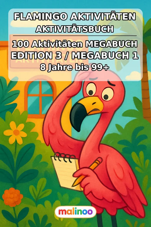 Flamingo Aktivitäten Aktivitätsbuch 100 Rätsel- und Aktivitätsseiten P – Cover