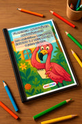 Flamingo Aktivitäten Aktivitätsbuch 100 Rätsel- und Aktivitätsseiten g – Mockup-Ansicht