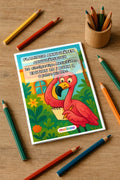 Flamingo Aktivitäten Aktivitätsbuch 20 Rätsel- und Aktivitätsseiten ge – Mockup-Ansicht