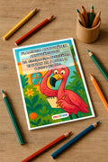 Flamingo Aktivitäten Aktivitätsbuch 20 Rätsel- und Aktivitätsseiten ge – Mockup-Ansicht